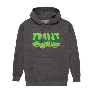 Men's - Teenage Muntant Ninja Turtles - Faces Simple Graphic Fleece Pullover Hoodie - 1 of 4