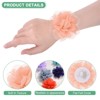 Unique Bargains Mesh Fabric Full Chiffon Flowers for DIY 12 Pcs - 2 of 4
