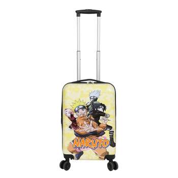 Naruto Character Cover Art Yellow 20” Rolling Luggage