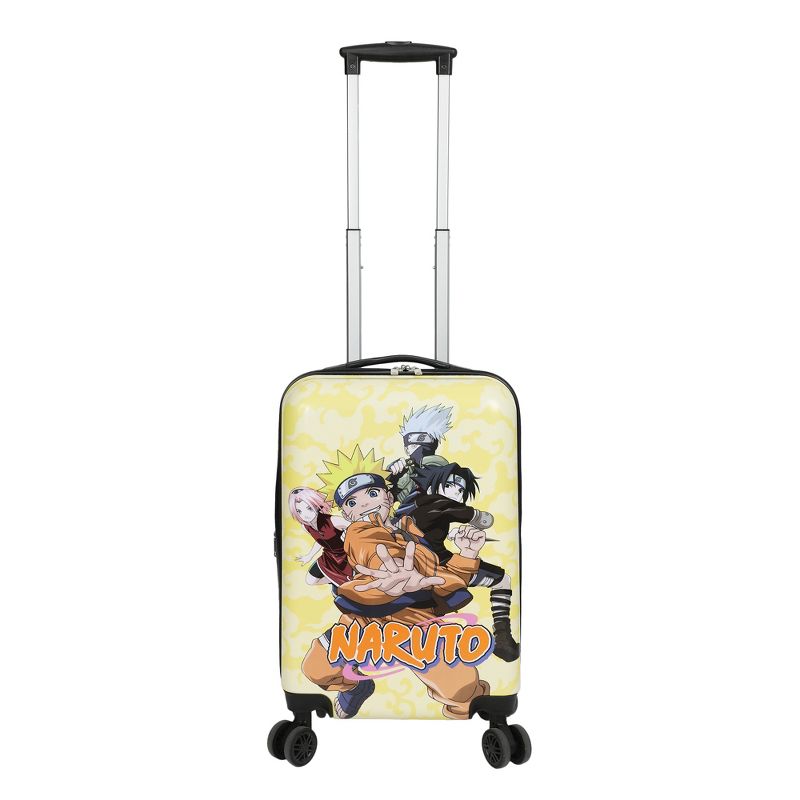 Naruto Character Cover Art Yellow 20” Rolling Luggage, 1 of 8