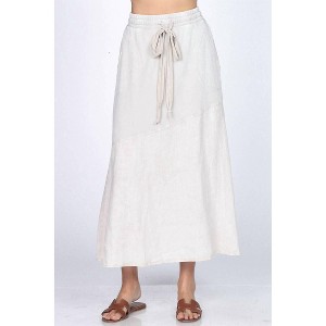 Women's Linen Maxi Skirt - M.RENA - 1 of 3