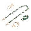 Unique Bargains Trendy Handbag Strap Deep Green White 1 Pc - 3 of 4