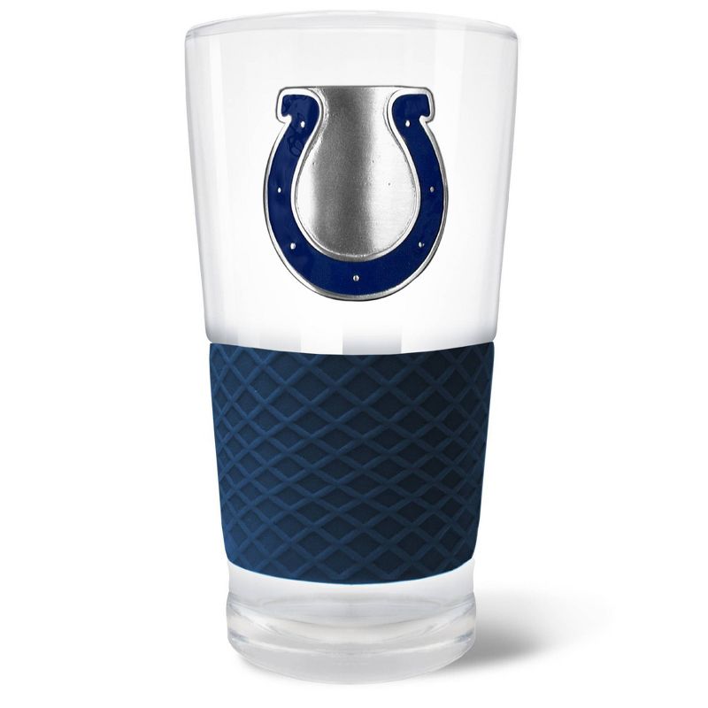 NFL Indianapolis Colts 22oz Pilsner Glass with Silicone Grip, 1 of 2