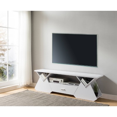target white entertainment center