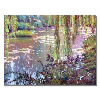 26" x 32" Homage to Monet by David Lloyd Glover - Trademark Fine Art