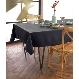 Solino Home Cotton and Linen Plain Tablecloth | Dru - 1 of 4