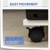 NicBex Mobile File Cabinet Storage Cabinet Organizer with Drawer and Cabinet, Printer Stand with Castors for Home, Office - 4 of 4