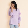 Lands' End Women's Supima Cotton Adjustable 3/4 Sleeve Boatneck Tunic - 4 of 4