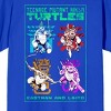 World Of TMNT Turtles In Rectangle Boxes Crew Neck Short Sleeve Royal Blue Women's T-shirt - 2 of 3