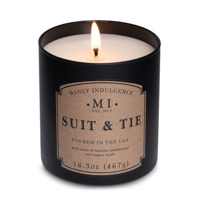 Black Lavender Sage Scented Soy Jar Candle