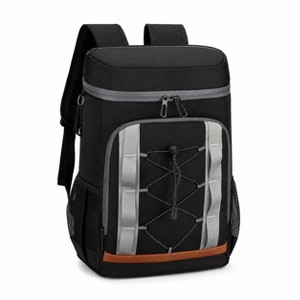36 Can Insulated Cooler Backpack, 25L Leakproof Soft Cooler  display picture 3