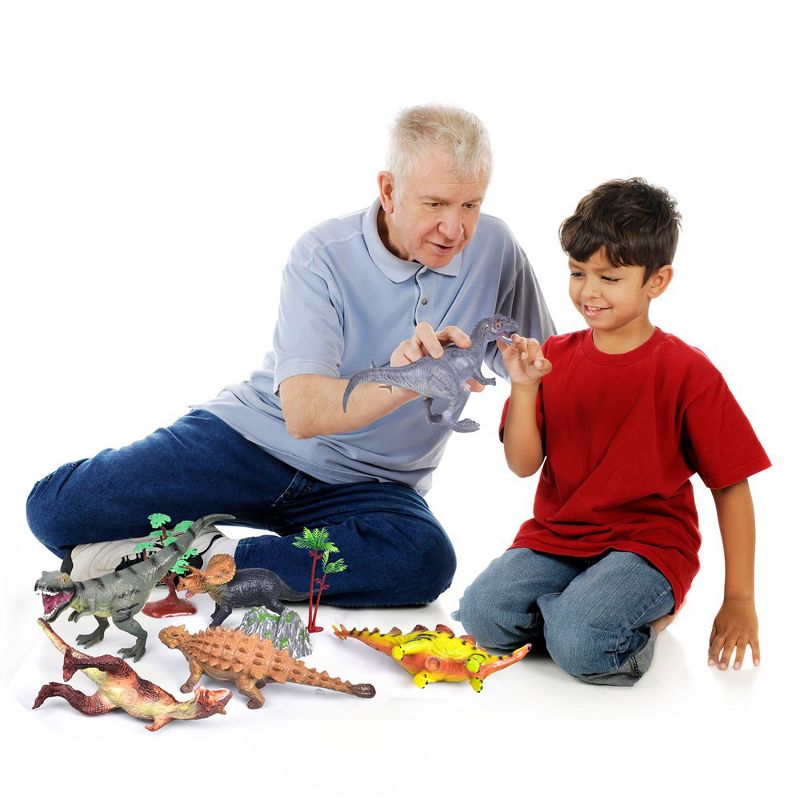 Fun Little Toys 26 PCS Dinosaur Activity Mat with Figurines, 5 of 8