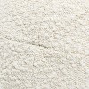 Luna 12" Round Sphere Accent Ball Throw Pillow, Ivory White Boucle - 2 of 4
