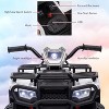 12V Kids Ride-On ATV for Toddlers, Electric 4-Wheel Vehicle with LED Lights, Music, USB, Safe 2.2mph, Forward/Backward - 2 of 4