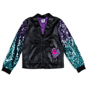 Disney Descendants Mal Sequin Zip Up Jacket Little Kid to Big Kid - 1 of 4