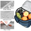 Tirrinia Adults Kids Lunch Bag Cooler With Front Pocket, Insulated Leakproof Reusable Lunch Bento Box for Lunch Office School Picnic Beach Camping - 4 of 4