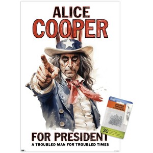 Trends International Alice Cooper - For President Unframed Wall Poster Prints - 1 of 4