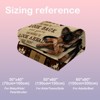 Boersma German Shepherd Dog Flannel Fleece Throw Blanket Soft German Shepherd Dog Blanket for Bed Couch 50"x60" - 4 of 4