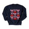 Simply Sage Market Women's Graphic Sweatshirt Cherry Coquette Bow Chart - 2 of 4