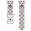 HTUTWOO Bee Engraved Apple Watch Band, Two Tone Silicone Sports Strap 38/40/41/42/44/45/46/49 mm for iWatch Series 10 9 8 7 6 5 4 3 2 1 SE Ultra - 3 of 3