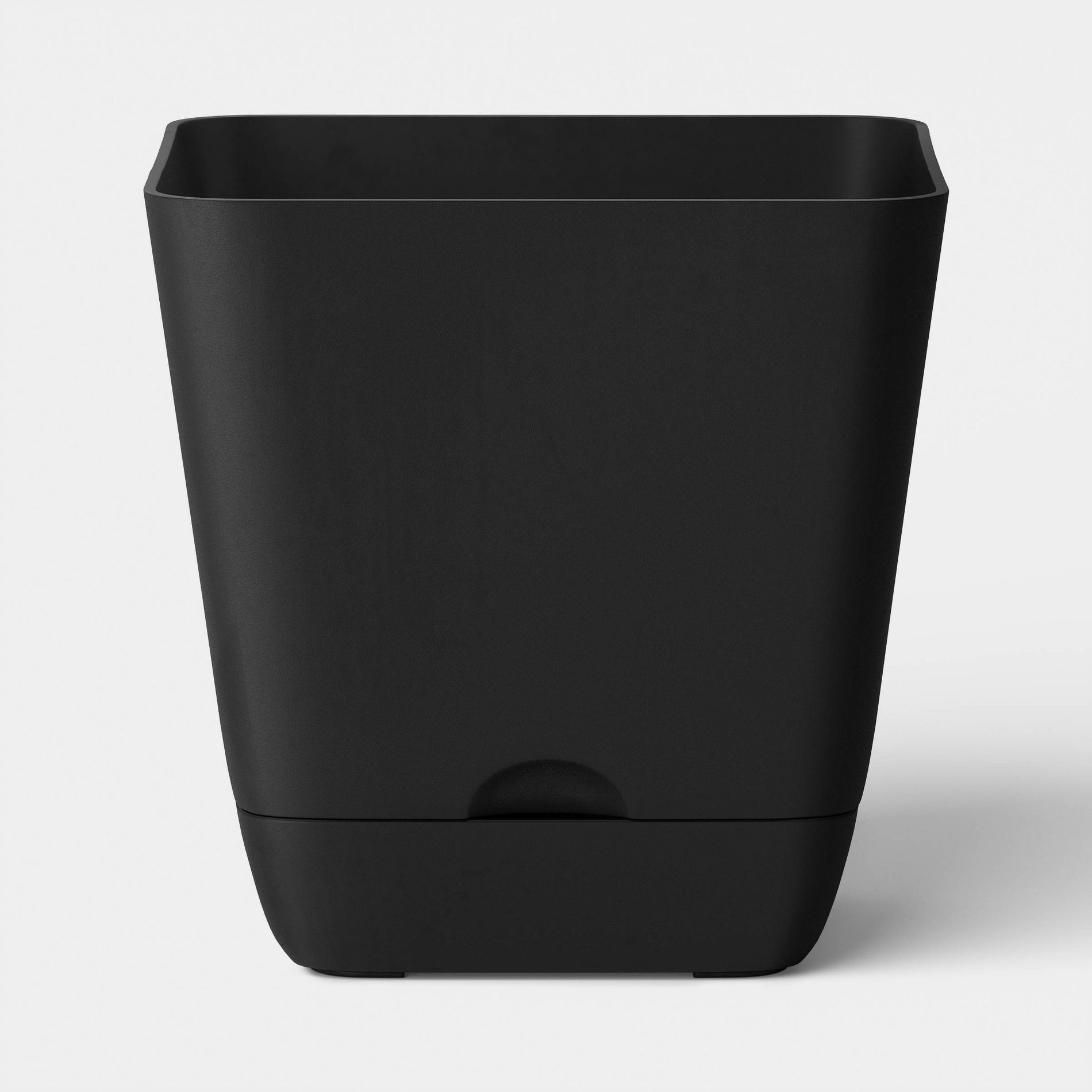 Recycled Car Seat Resin 6" Square Self Watering Planter Black - Room Essentials™