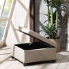 NicBex 29.5 Inch Square Storage Ottoman Bench with Legs for Bedroom,Living Room,Entryway,Window - 2 of 4
