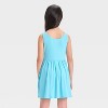 Girls' Rib Tank Dress - Cat & Jack™ Hot Pink - 2 of 3