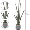 Acekool Artificial Cactus Plant, Tall Faux Cactus with Pot, Realistic Indoor Outdoor Greenery, Decorative Fake Plant for Home, Office, Living Room - 3 of 4