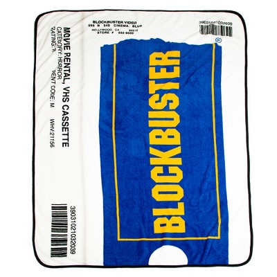 Blockbuster Fleece Throw Blanket