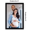 Americanflat 12x18 Picture Frame - Composite Wood and Plexiglass Cover - Black - 2 of 4