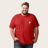 Dalix Ghost Embroidered Soft Cotton Short Sleeve T Shirt Mens - 4 of 4