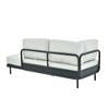 Decksplore L-Shaped Sofa with Dining Table Aluminum Patio Sectional with Coffee Table - 4 of 4