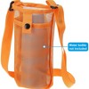 BABYYER Water Bottle Bag Mesh Portable Bottle Holder Carrier Adjustable Shoulder Strap for Sports Hiking Camping - 4 of 4