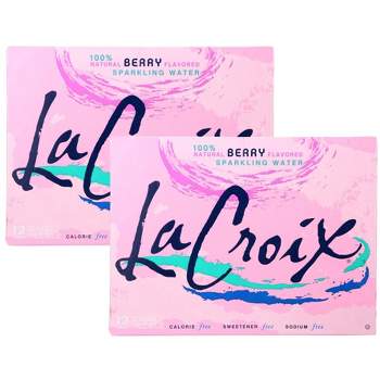 La Croix Berry Sparkling Berry Water - Case of 2/12 pack, 12 oz