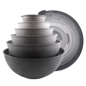 COOK WITH COLOR MIXING BOWLS WITH LIDS 12 PIECE - 1 of 4