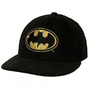 Adult Batman 1989 Logo Corduroy Low Profile New Era 59Fifty Fitted Hat - 1 of 4