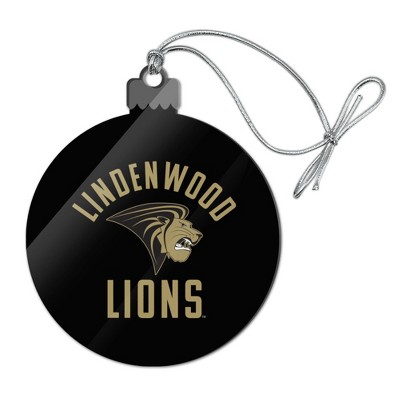 Lindenwood University Lions Logo Acrylic Christmas Tree Holiday Ornament