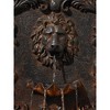 John Timberland Antiqued Outdoor Wall Water Fountain with LED Light 50" Floor Imperial Lion for Garden Yard - image 3 of 4