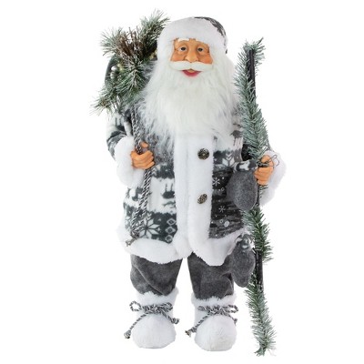 Northlight 18 Nordic Santa Christmas Figure With Sled : Target