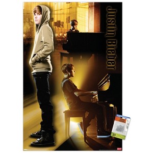 Trends International Justin Bieber - Piano Unframed Wall Poster Prints - 1 of 4