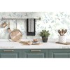 NextWall Sea Glass Watercolor Leaf Trail Peel and Stick Wallpaper - 2 of 4