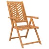 vidaXL Reclining Patio Chairs, 2 pcs Solid Wood, Acacia - 3 of 4