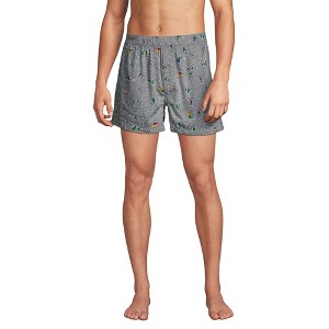 Lands' End Men's Classic Fit Flannel Boxers - 1 of 3