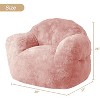Bean Bag Chair with Armrests, Ultra-Soft Beanbag Couch with Filler Included for Adults & Kids, Cozy Floor Seat for Dorm, Bedroom, Apt - 2 of 4