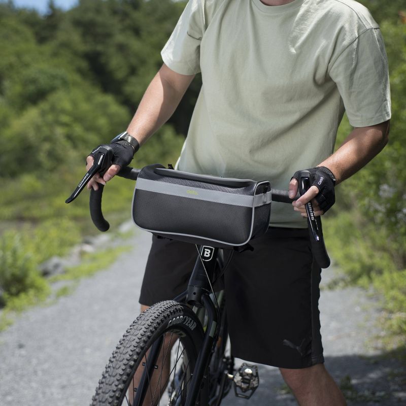 Delta Design Cycle Hybrid Bicycle Handlebar/Trunk Bag - Black, 5 of 11