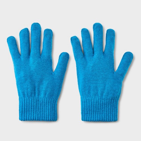 Gloves: Pull-On Gripper Gloves - white cotton