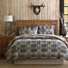Sapphtopaz Comforter Set Bedding Quilt Set Classic Plaid Pattern Solid Color Reverse Quilt Set - 4 of 4