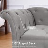 60.6 Inch Upholstered Chaise Lounge with Left Armrest - 4 of 4