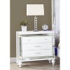 Gulches Maderne Traditional 3 Drawer Wood Nightstand Antique Walnut Finish, English Dovetail Drawers, Fully Assembled - 2 of 4