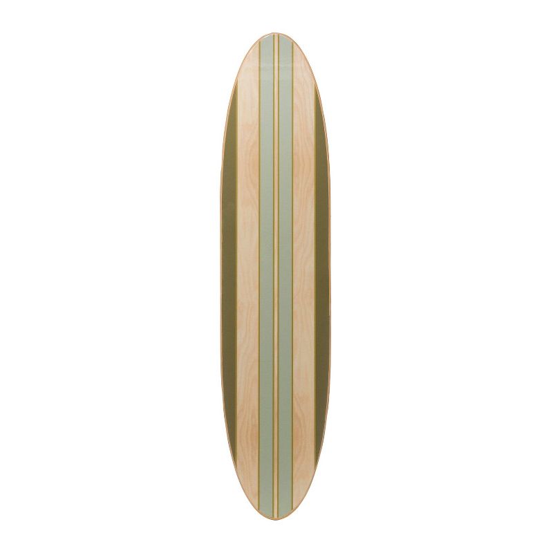 Storied Home Lacquered Wood Surfboard Wall Decor with Hangs Vertical or Horizontal, 2 of 10